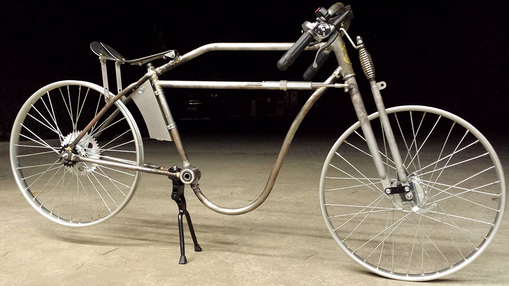 custom motorized bicycle frames